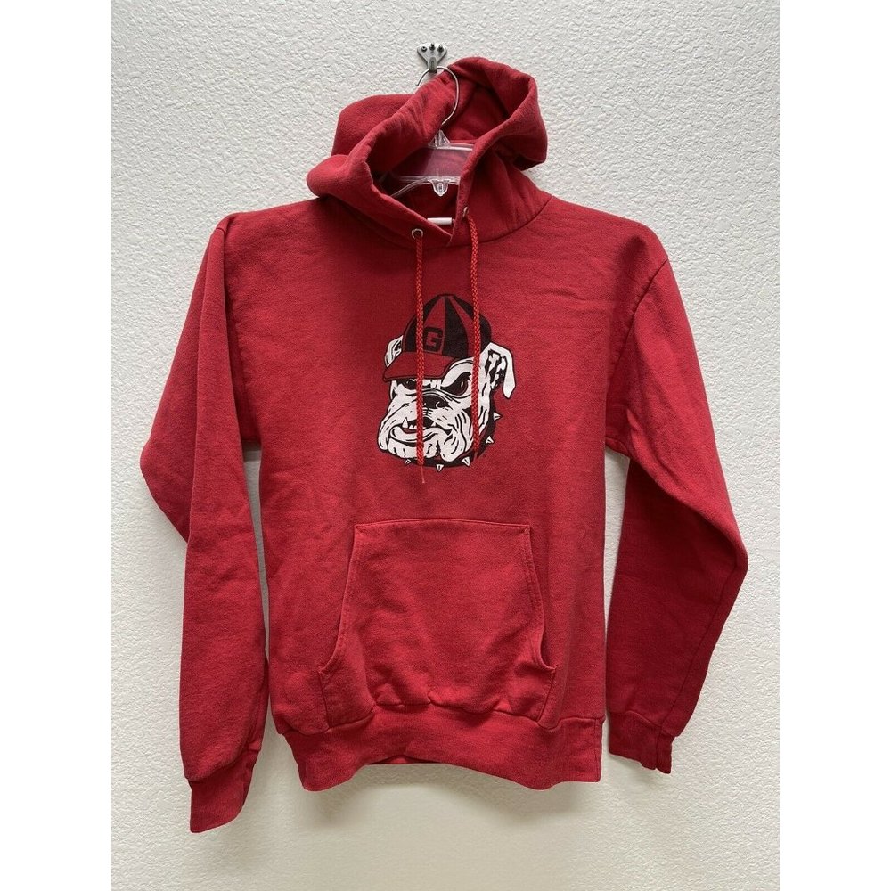 Georgia Bulldogs Hooded Sweatshirt Adult Small Red Hoodie UGA Dawgs
